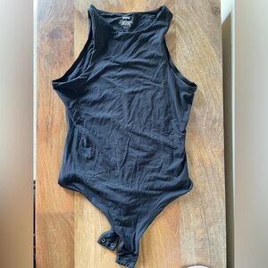 SKIMS Fits Everybody High Neck Bodysuit - Medium Black
